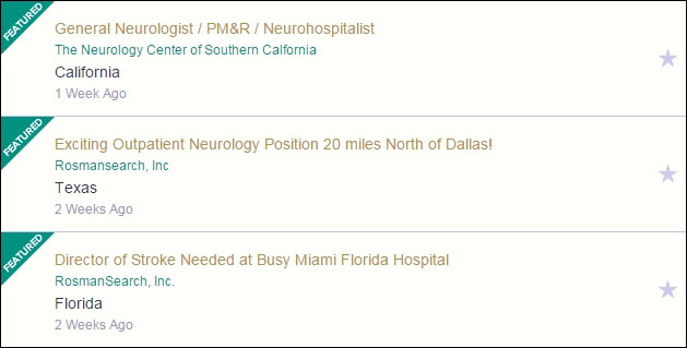 The American Academy of Neurology includes the top 3 pieces of information job seekers want when scanning job openings: job title, employer, and location.