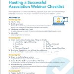 Webinar Checklist