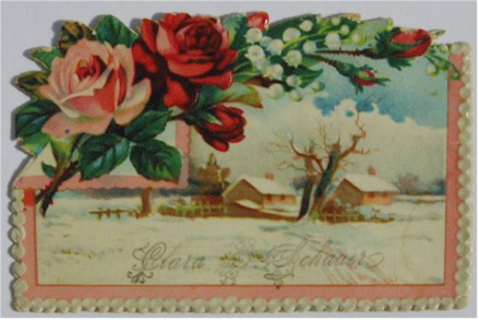 Victorian calling cards were often colorful and contained personal information and messages from the bearer. Victorian Calling Card