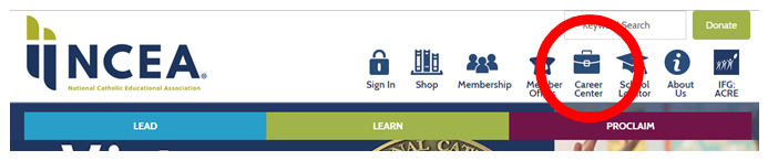 NCEA Website Header