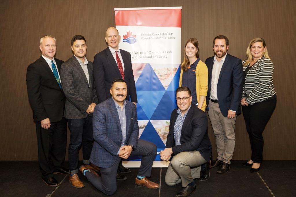 Graduates of the first Future Leaders Canada program pose at their graduation event