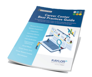 blue and white cover of Career Center Best Practices Guide